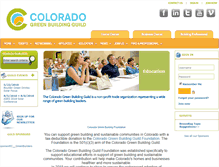 Tablet Screenshot of coloradogreenbuildingguild.org